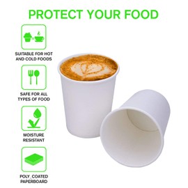 Smygoods 10 oz paper coffee cups with lids Coffee Cups, & Tea Cups, 25 Pack