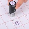 Supervitae 2 Pack Smile Face Print Stamps Purple Ink Stamper