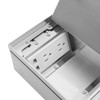 Recessed Flat Hidden Floor Electrical Outlet Kit, Electrical Outlet Cover