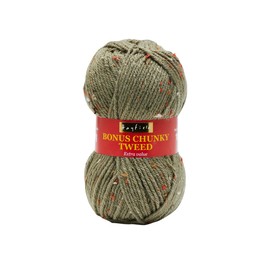 Hayfield Bonus Chunky Tweed, Sage (109), 100g by Sirdar