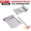 Ever Ready First Aid 4280 Stainless Steel Pill Counting Tray