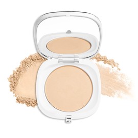 NEO MAKE UP Puder - Transparent Kompaktpuder mit Spiegel & Puderpinsel - Intense Serum Satin Pressed Powder - Gesichts-make-up - Beauty Glow Up - Compact Powder with SPF30 - Soft-Focus-Effect – 10g