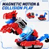 Dimoarch Magnetic Dinosaur Transforming Robot Toys for Boys