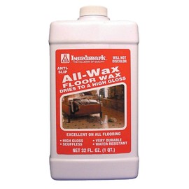 Lundmark All Wax High Gloss Anti-Slip Floor Wax Liquid 32 oz.