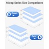 Xsleep 18" Queen Air Mattress with Built in Pump Comfort
