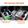 Heutamo Center Console Gear Shift Cup Holder Panel Trim Cover
