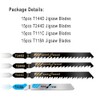 60Pcs Jigsaw Blades Set, Contractor Assorted T Shank Jig Saw