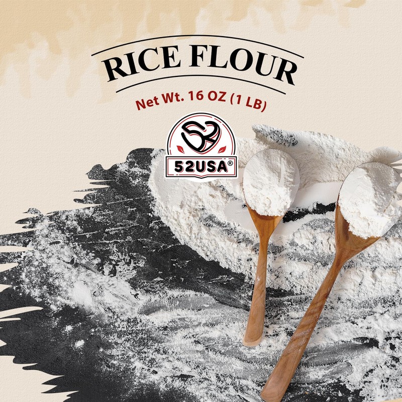 52USA Thai Rice Flour 48 Ounce (Basic), 1 Pound (Pack