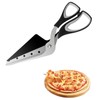 Feishiong Pizza Scissors,Pizza Cutter with Shovel,Food Grade Stainless Steel Pizza