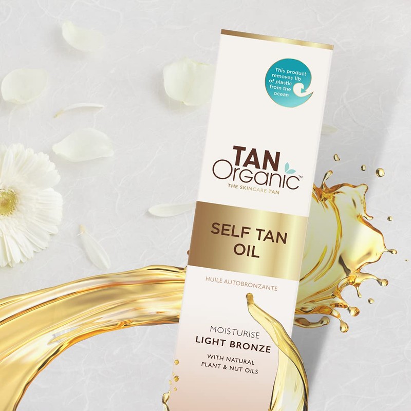 TanOrganic Self-tanning oil, self-tanning certified, organic, natural, vegan, 100 ml