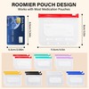 Pill Pouches Bags for Travel 14 Pieces, A8 Reusable Zippered