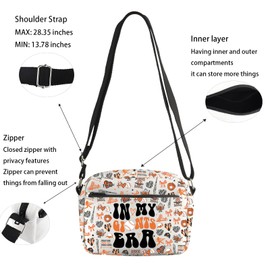 JTOUK SF Baseball Crossbody Bag Baseball Game Day Gift SF Fan Gift Baseball Lover Gift (Giant HKB EU)