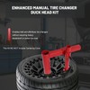 EASYBERG Portable Manual Tire Changer with Duck Head Adapter Kit