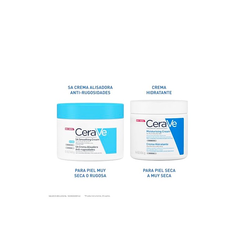 Cerave Crema Alisadora Anti Rugosidades Fórmula Exfoliante Piel Seca Áspera