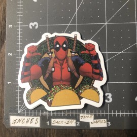Deadpool Adult Humor Sticker For Skateboard Phone Guitar Ect Mat123