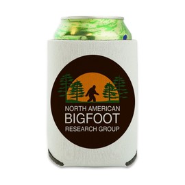 North American Bigfoot Research Group Can Cooler - Drink Sleeve Hugger Collapsible Insulator - Beverage Insulated Holder