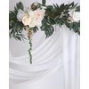 Tewechinb 2 Panels 24Ft Extra Long Wedding Arch Sheer Draping