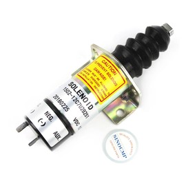 1502 – 12 °C7u2b2s1 Diesel combustible apagado válvula de solenoide 2 pines 12 V sin soporte – sinocmp cortados solenoide para Excavadora solenoide eléctrico partes, 3 Meses warrnaty