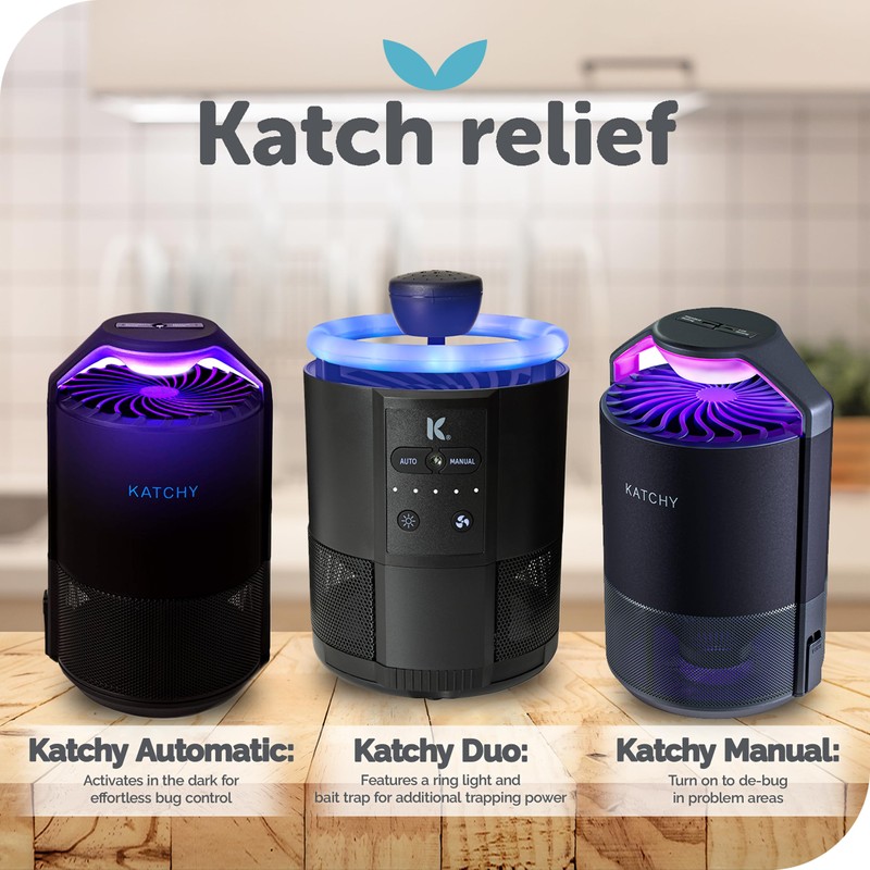 Katchy Indoor Insect Trap - Catcher & Killer for Mosquitos,