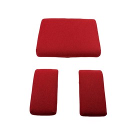 Ergositting 3 x Ergonomic Chair Covers (Seat + 2 Knee Supports) Red