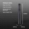 Visol Stormy Butane Torch Lighter Single Flame Refillable Gas Lighter,