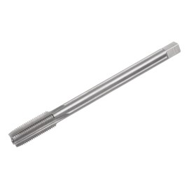 uxcell Metric Thread Tap M12 x 1.25 H2 130mm Extra Long Straight Flute Screw Thread Milling Machine Taps Threading Tapping Repair Tool