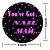 Remarkable Pegatina Para Uñas Nail Mail, 2 Pulgadas Redondas,
