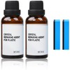 2Pcs Crystal Coating for Car Plastic Parts, Upgrade Refurbish Agent