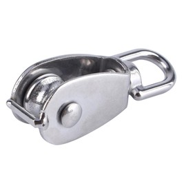 Stainless Steel Pulley, 304 Stainless Steel Heavy Duty Wheel Swivel Pulley Block Lifting Rope M15