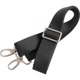 Dom Teporna Men's Shoulder Strap, Single Item, Wide, Genuine Leather, Italian Leather, Belt, Long Strap, Adjustable, Shoulder Strap, Black