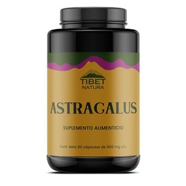 Astragalus - 60 Cápsulas 500 mg c/u - Astrágalo Puro - Adaptógenos Suplemento Natural de Alta Calidad - Sin Azúcar y Sin Aditivos