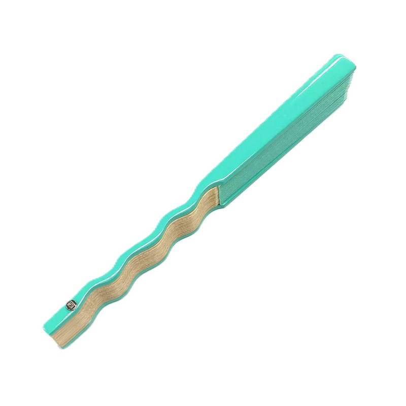 Nishikawa Shoroku Shoten UNEUNE Hand Fan (Mint), mint