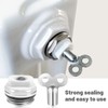 Radiator Bleed Valve with 3 Bleed Keys, Copper Bleed Valves,