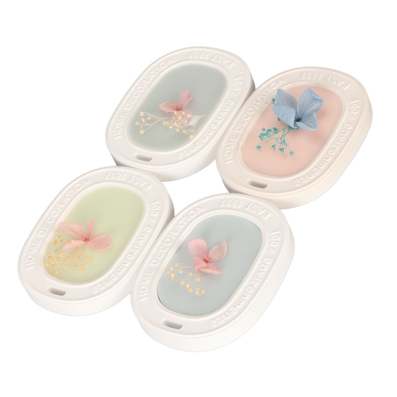 4PCS Set Wardrobe Aromatherapy Wax Tablets Long Lasting Floral Scent