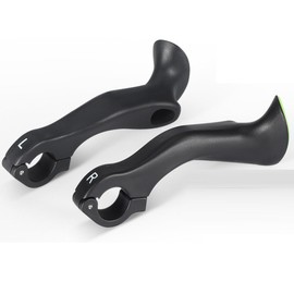 HOUSON Bicycle Bar End, Bicycle Nylon Handlebar Ends Non-Slip Bicycle Mountain Bike MTB Handlebar Bicycle Horns for Adults 21.8mm-22.2mm