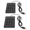 Wired Number Pad 18 Keys Ergonomic USB Plug and Play