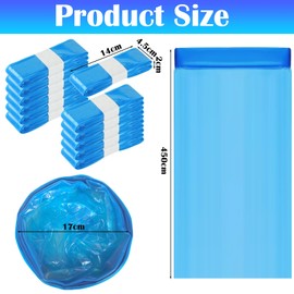 Nappy Bin Refill Cassettes, Pack of 12 Changing Buckets, Refill Film, Odour-Proof, Thickened, Refill Cassettes, Nappy Bin Compatible with Angelcare, Tommee Tippee, LitterLocker Nappy Bin