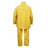 Cordova RS353Y 3-Piece Rain Suit, 35mm PVC/Polyester, Detachable Hood w/Drawstring,