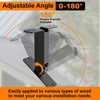 Heavy Duty Roof Riser Brackets Kit, TROPTOLKY Adjustable Angle Pergola