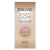 Jergens Glow Face Daily Moisturizer Sunscreen SPF 20, Fair to