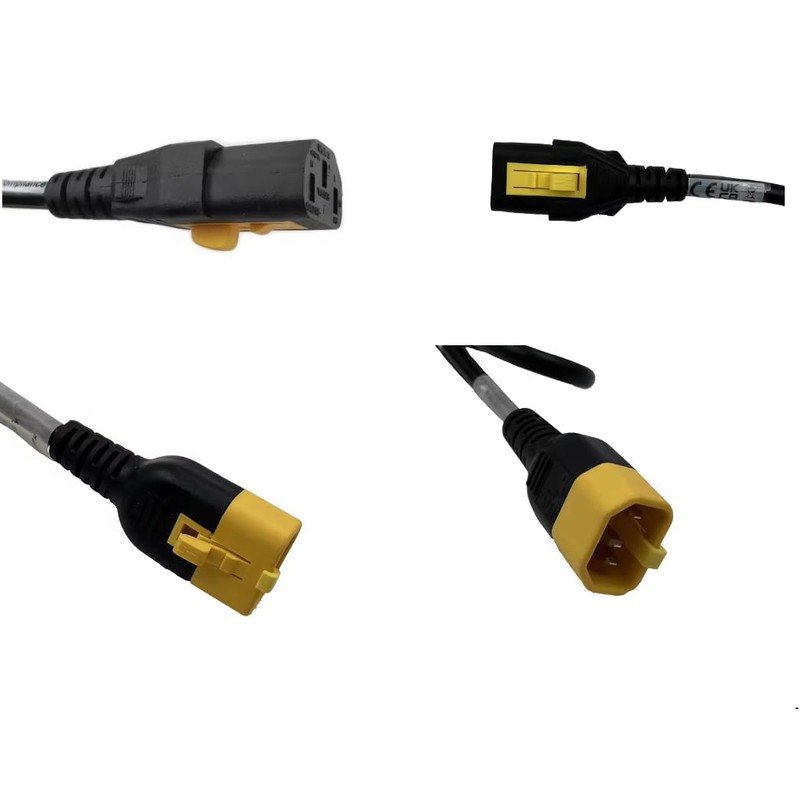 YCYUYUFUNS IEC Locking C13 to IEC Locking C14 Power Cord