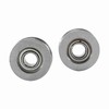 V624ZZ V Deep Groove Ball Bearing Pulley 10pcs For Rail
