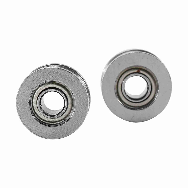V624ZZ V Deep Groove Ball Bearing Pulley 10pcs For Rail