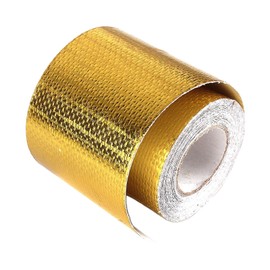 Exhaust Pipe Aluminum Foil Tape, Exhaust Pipe Use Tape Heat Resistant, Minivan Caravan High Temperature Aluminum Tape for Sealing, Patching