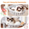 Heybly Cat Tree, 39.4 Inches Tower Condo with Scratching Post,