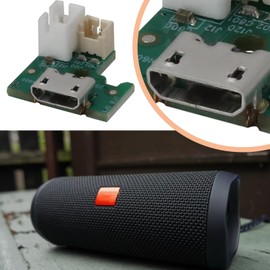The Lord of the Tools 1pc Micro USB Charger Power Port Power Supply Board Connector Speaker Micro USB Charging Port Compatible with JBL Flip4 TL GG