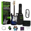 Canyon Series 39” Electric Guitar Starter Kit:_Riptide Blue