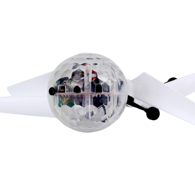 LED Luminous Electric Flying Ball Helicopter for Kids Induction Flying