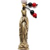 [SunAge] Virgin Mary Keychain Lanyard Christian Alloy Key Ring, gold