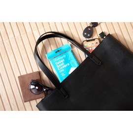 40 Pcs XL Extra Large & Thick Disposable Toilet Seat Covers Outdoor Travel Porta Potty (40)